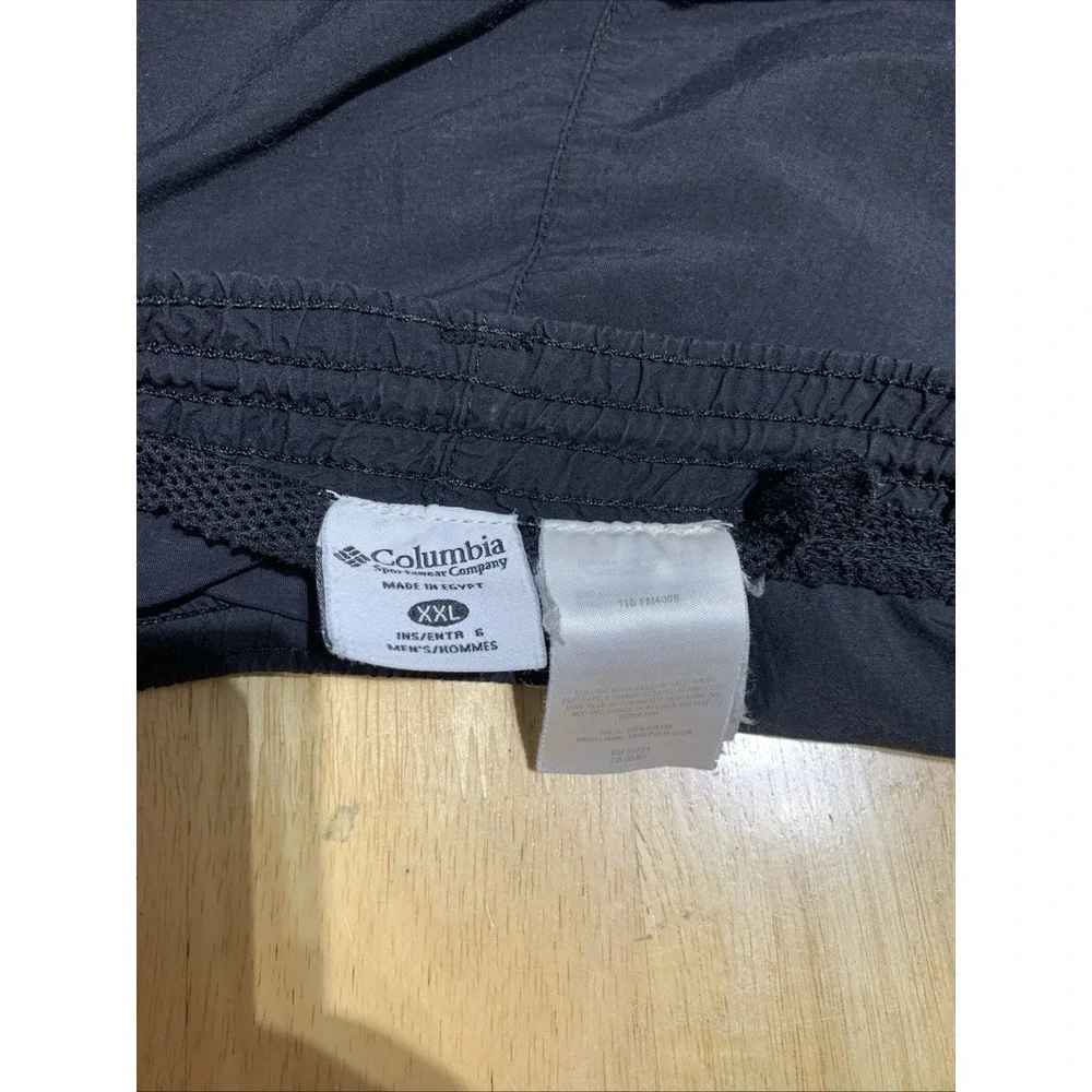 Columbia Shorts Mens 2XL Black‎ PFG Omni Shade Outdoor